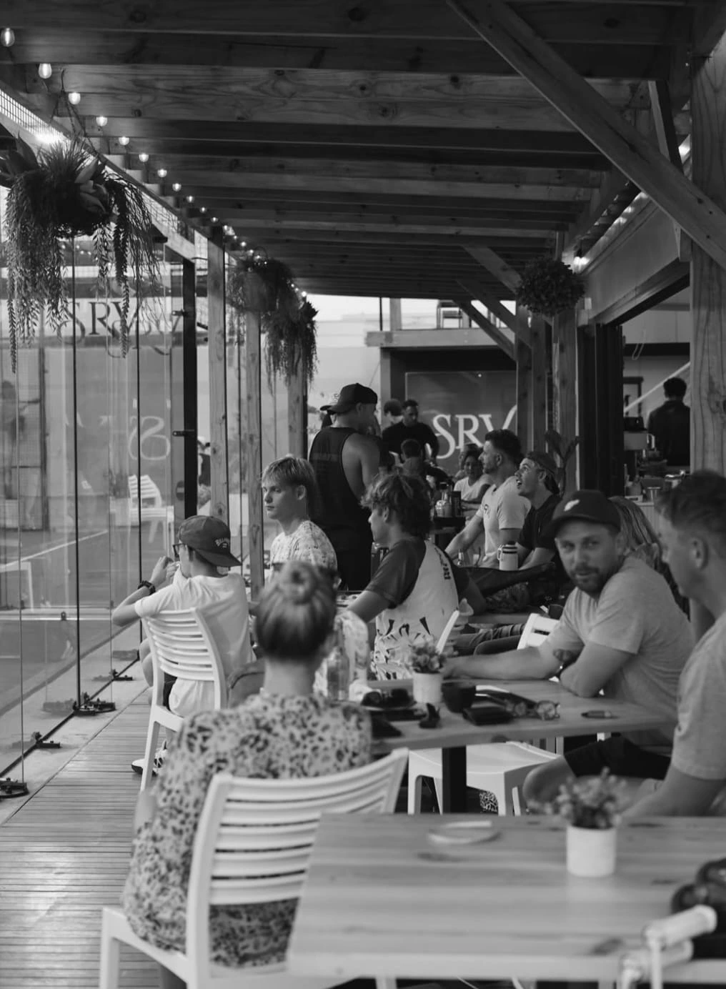 Dining terrace at SERVE