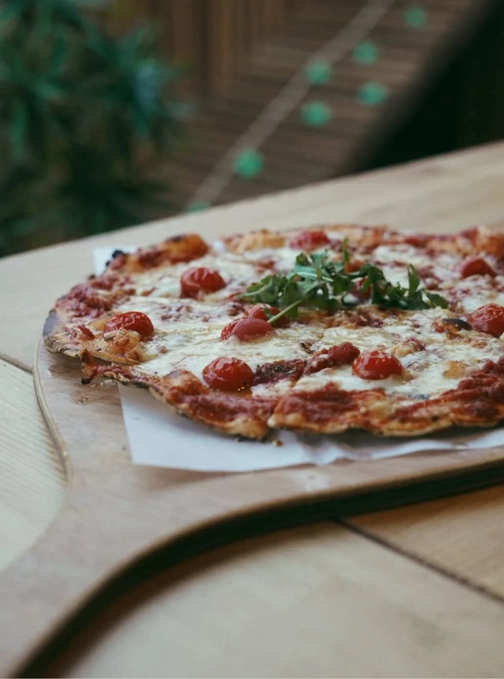 Artisan wood-fired pizza